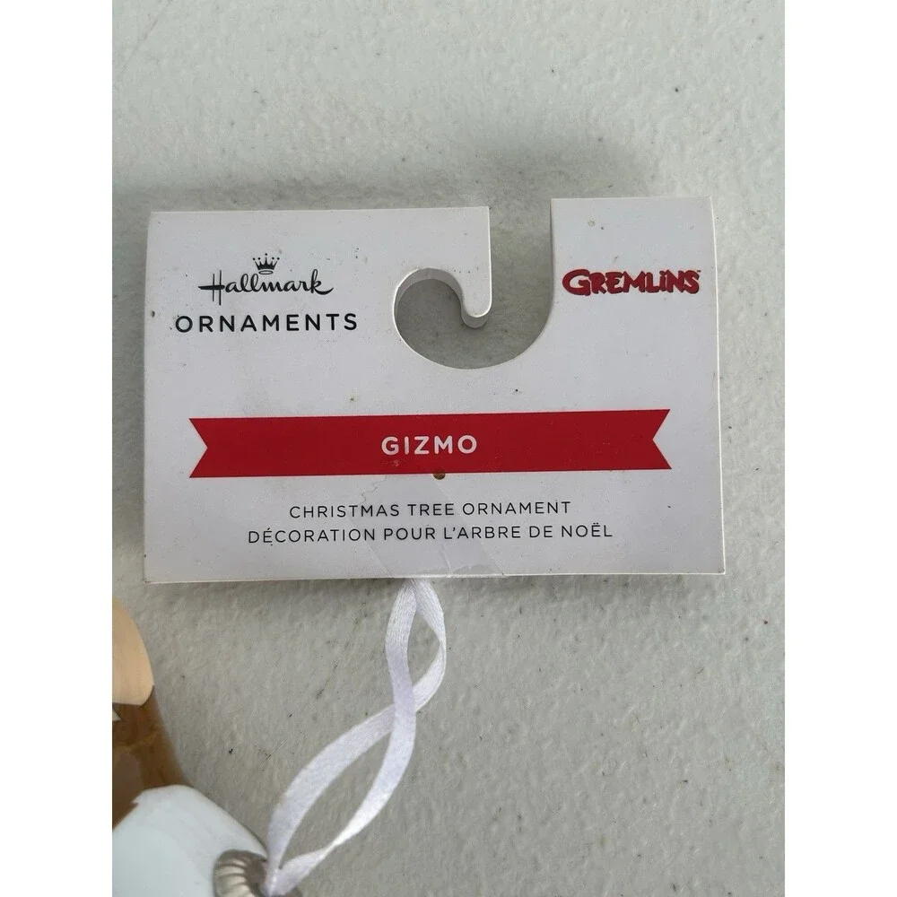 Gremlins Gizmo Hallmark Christmas Ornament + Spirit Removable Decal Lot